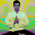 Namaste position Aura Snap