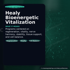 Bioenergetic vitalization program library