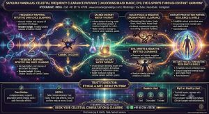 Our black magic removal specialists clear negative doshas, supplemented with DNA intuitive voice scanning and distant water healing therapy. Book WhatsApp: +91 8121647878.
